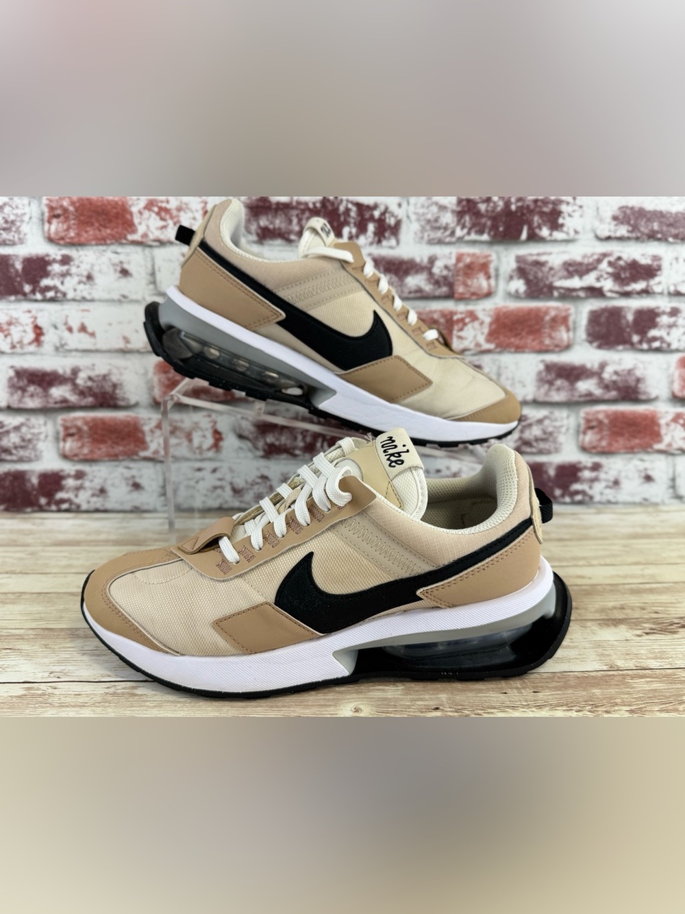 Women’s Nike Air Max Pre-Day Running-Gym Sneakers, Beige Oatmeal, US Size 7.5